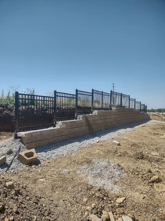 Agricultural fence spanning a large rural parcel in Clay County, Mississippi